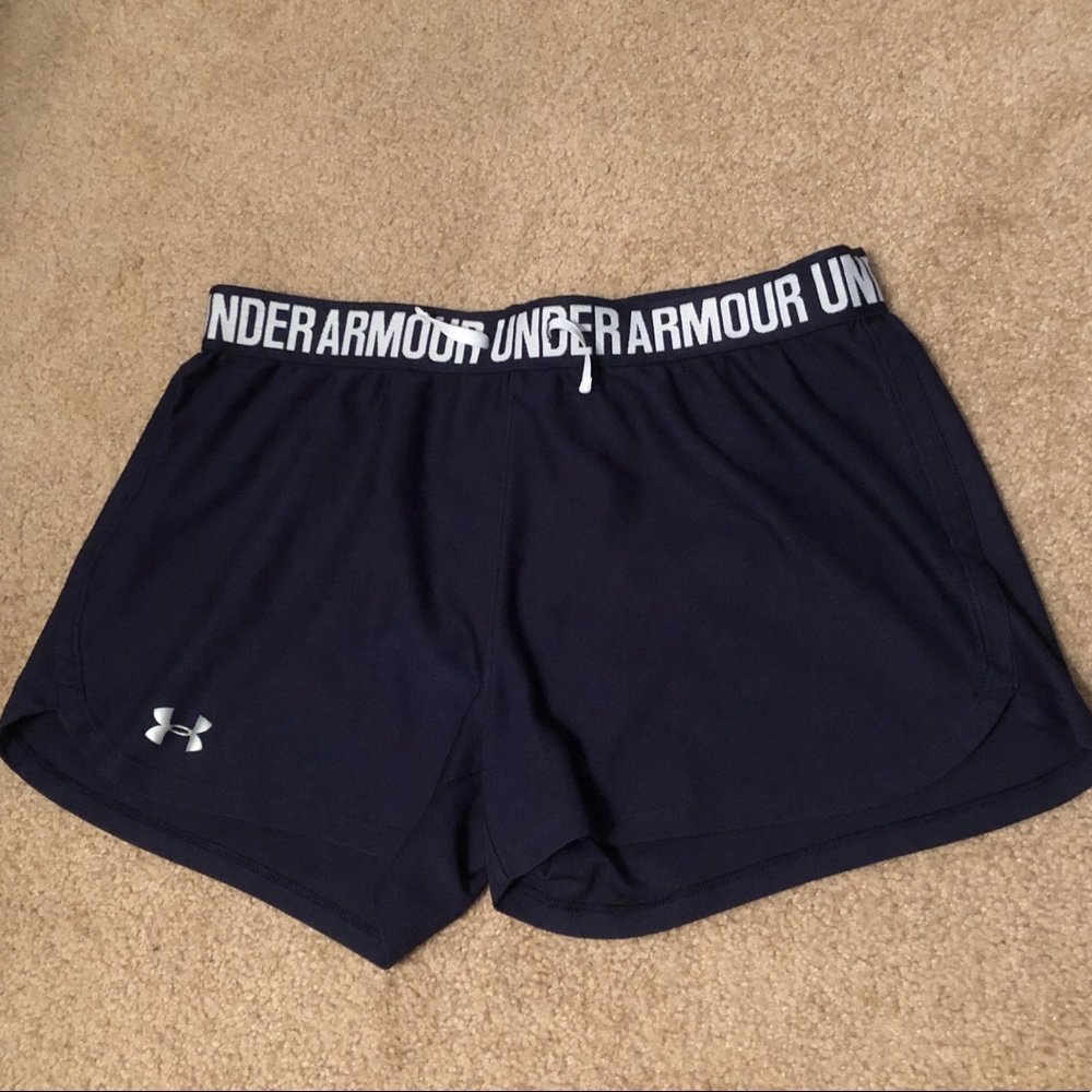 Like new navy under armour shorts